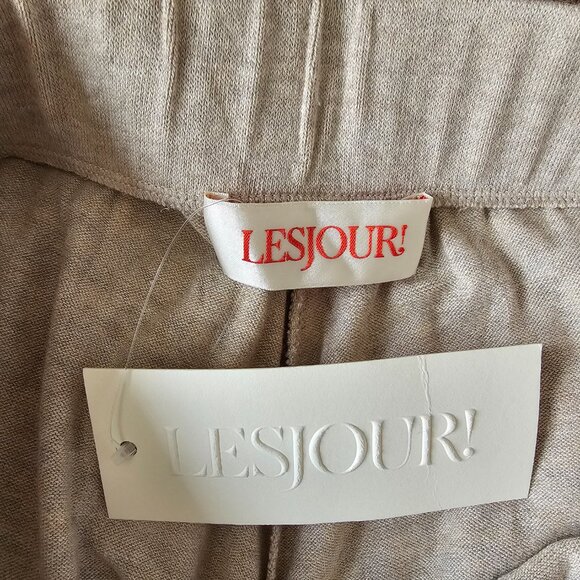 NWT!! Lesjour! Sweatpants, S, Champagne - Picture 8 of 11
